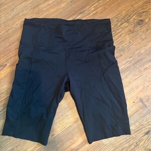 Lulu Black Women's Biker Shorts